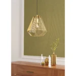 Hängeleuchte EGLO "Stype", E27, Stahl, gold, 110cm – Bild 5