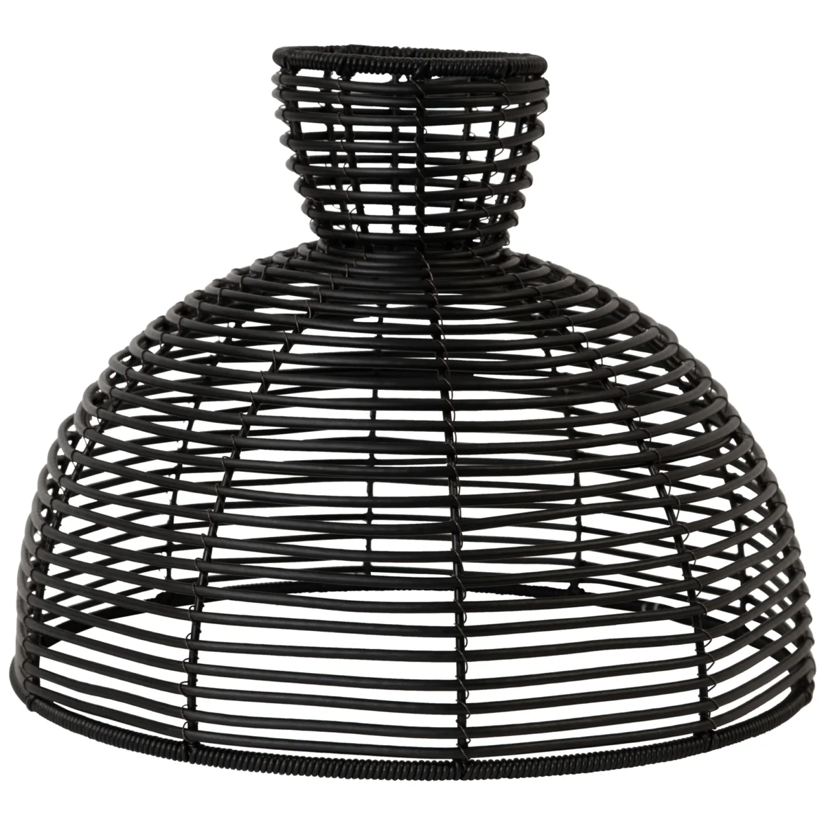 Lampenschirm "Runde", schwarz, E27, 37,5x29cm, Outdoor – Bild 1
