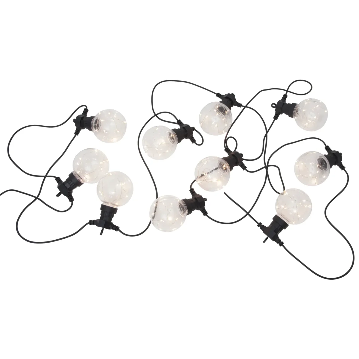 LED-Partylichterkette "Big Circus", 10 Lampen, warmweiß, 4,5m Länge, outdoor – Bild 1