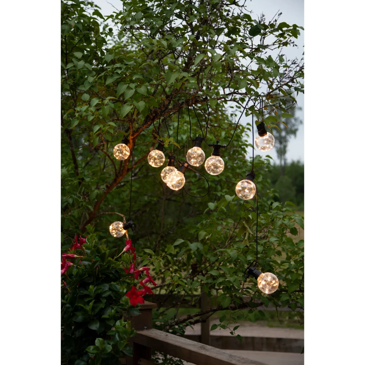 LED-Partylichterkette "Big Circus", 10 Lampen, warmweiß, 4,5m Länge, outdoor – Bild 4