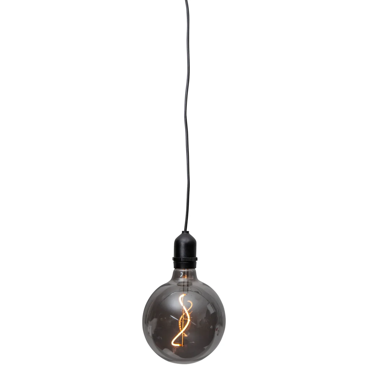 LED-Glaskugel "Bowl", warmweiß, 1m Kabel, 12,5x19,5cm, IP44, Batteriebetrieben – Bild 2
