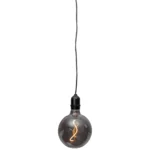 LED-Glaskugel "Bowl", warmweiß, 1m Kabel, 12,5x19,5cm, IP44, Batteriebetrieben – Bild 2