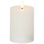 LED Echtwachs-Kerze "Flamme Flow",  flackernd, batteriebetrieben, 7,5x12,5cm