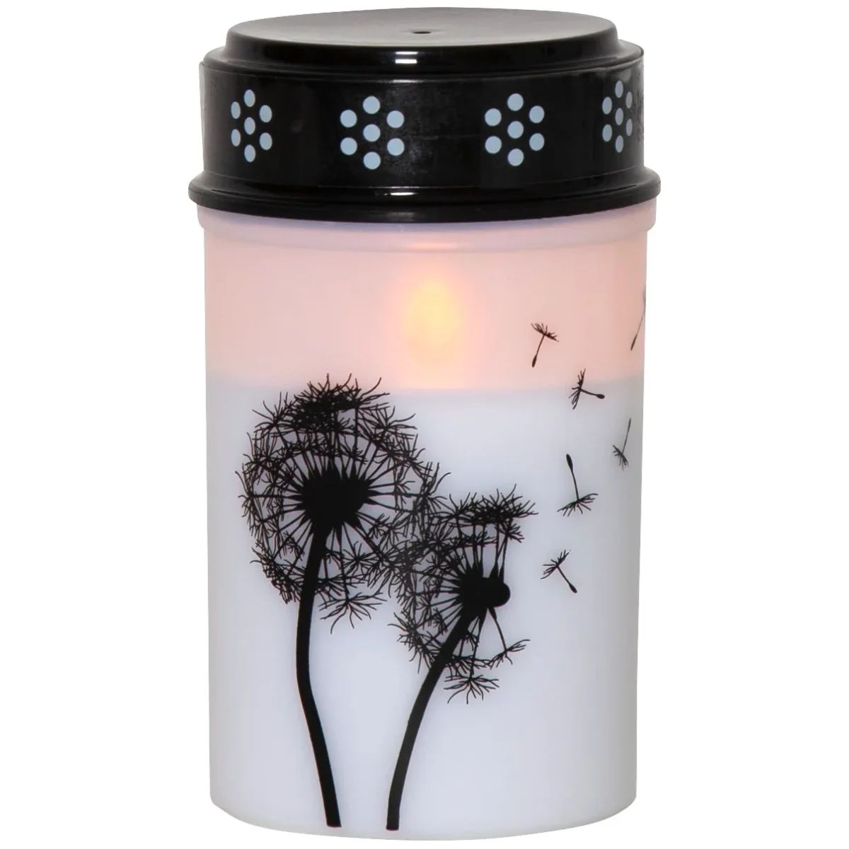 LED-Grablicht "Dandelion", weiß mit Pusteblumenmotiv, warmweiß, 12x7cm, outdoor – Bild 1