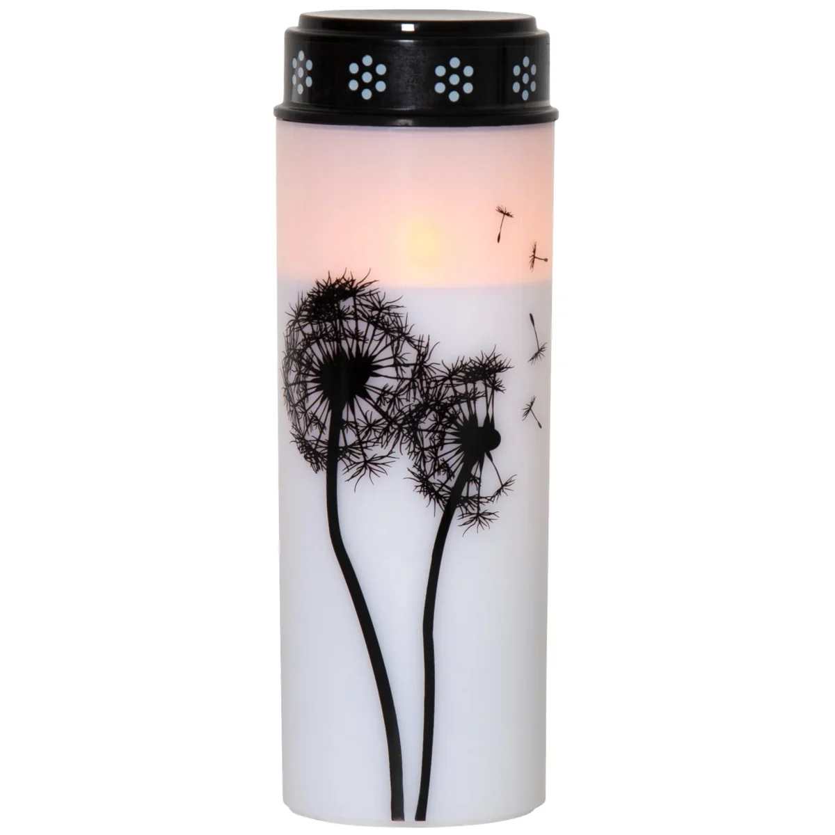 LED-Grablicht "Dandelion", weiß mit Pusteblumenmotiv, warmweiß, 21x7cm, outdoor – Bild 1