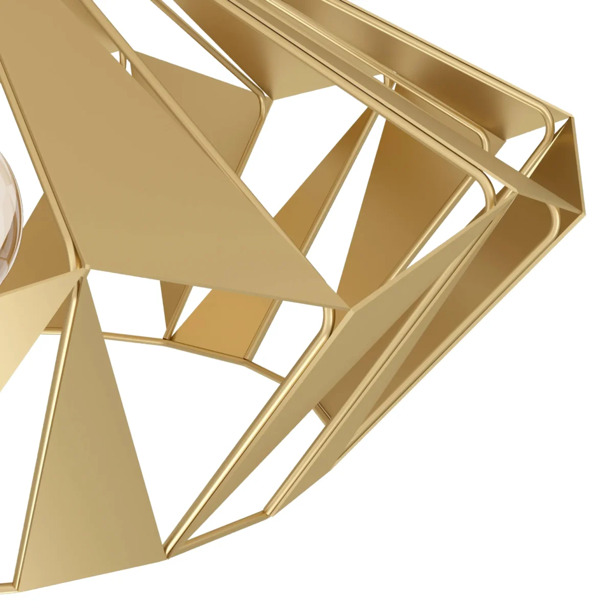 Deckenleuchte EGLO "Carlton", E27, Stahl, gold, 23,5cm – Bild 4