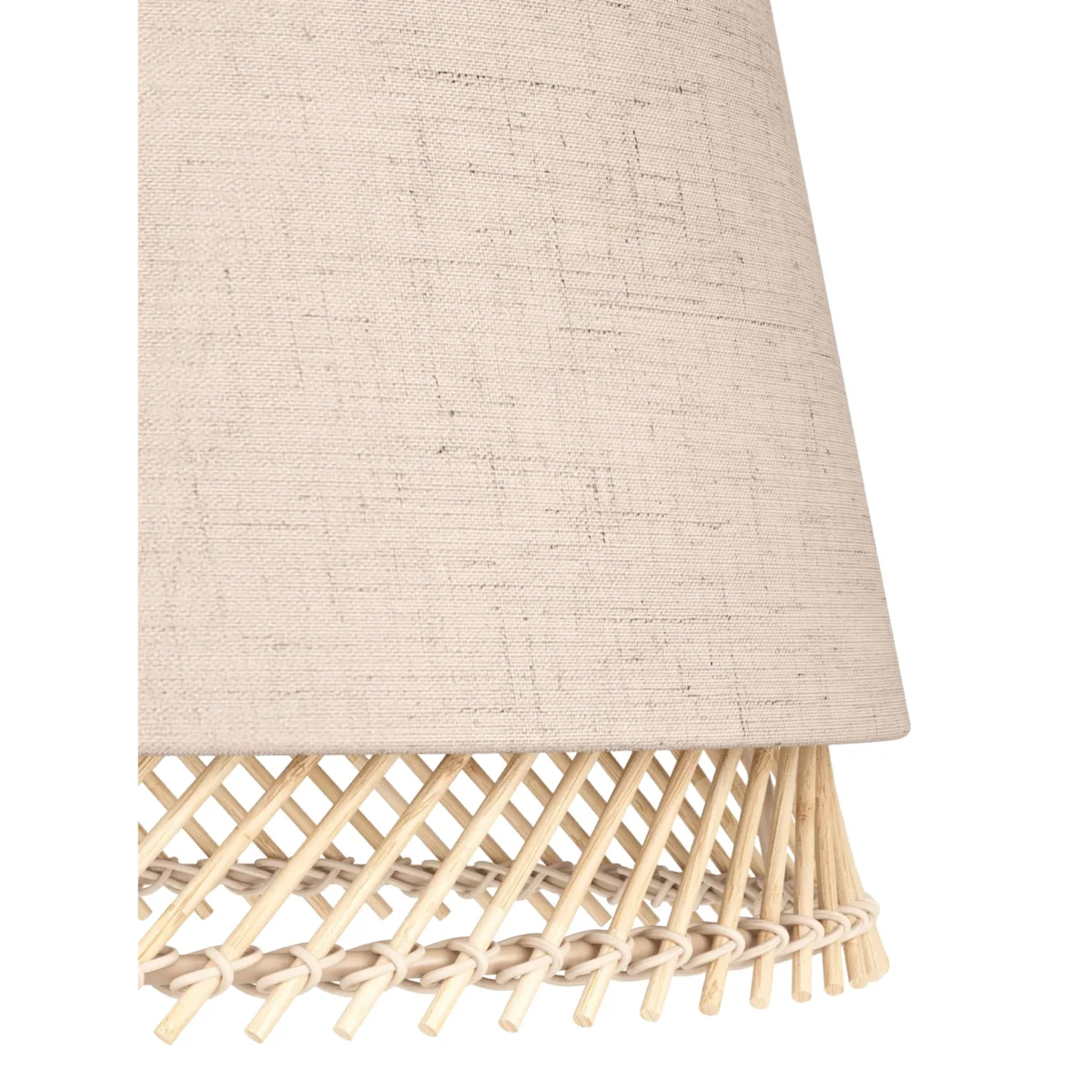 Stehleuchte EGLO "Tabley", E27, Stahl, natur/braun, 153cm – Bild 3