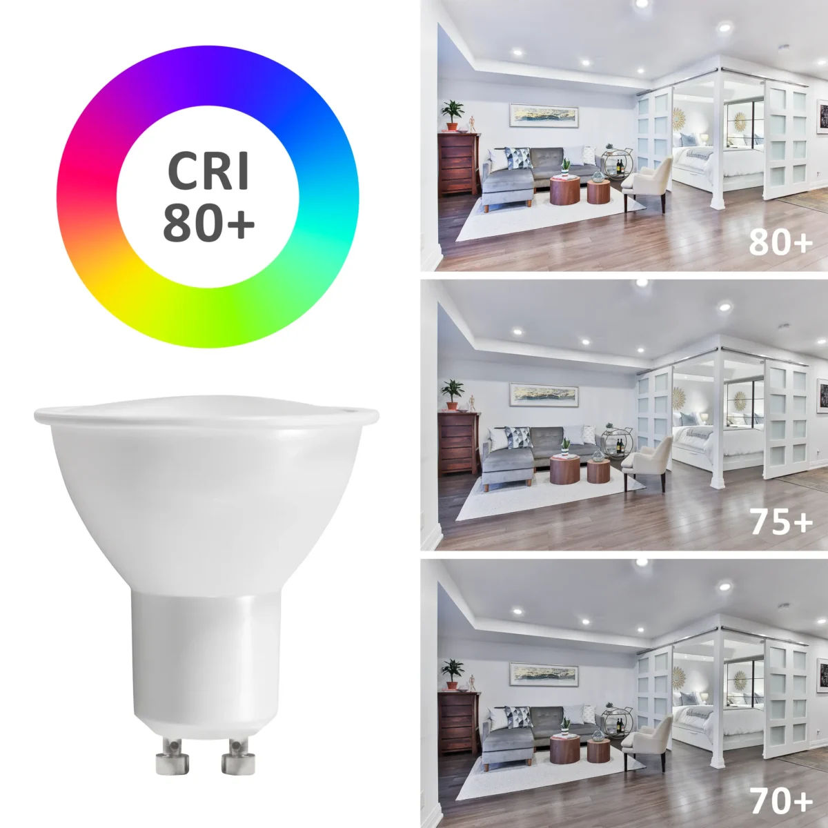LED-Strahler McShine "MS-60" GU10, 6W, 510lm, 6500K, tageslichtweiß – Bild 5