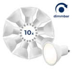 LED-Strahler McShine "MS-60-10dimm" 6W, 510lm, neutralweiß, dimmbar, 10er-Pack