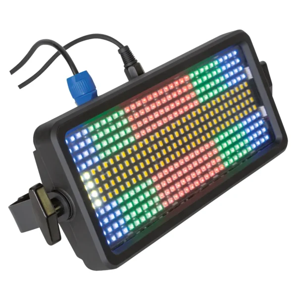 DMX-Lichteffekt IBIZA "FLASH-COLOR-STROBE", 384 LED RGB+W,110-240V, 320x160x75mm
