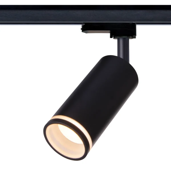 Strahler EINLICHT für Schienensystem "MASTA RING" GU10, ØxL 60x110mm, schwarz