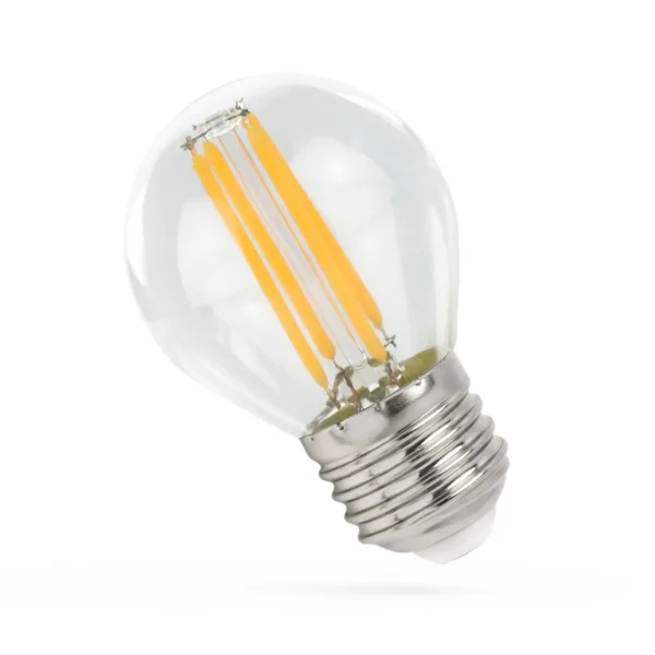 LED Filament Tropfenlampe, E27, 230V, 4W, 1800K - ultra warmweiß, klar