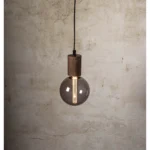 LED-Lampe "Soft Glow", E27, 2800K, 80 Ra, 45lm, 12,5x16,4cm,1,1W, Rauchglas – Bild 5