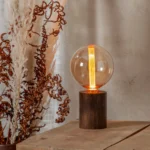 LED-Lampe "Soft Glow", E27, 1700K, 80 Ra, 45lm, 12,5x16,4cm, 2W, Amber – Bild 2