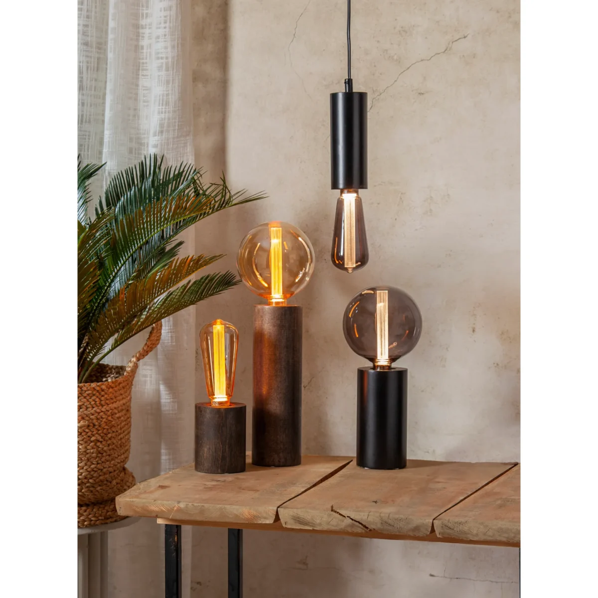 LED-Lampe "Soft Glow", E27, 1700K, 80 Ra, 45lm, 12,5x16,4cm, 2W, Amber – Bild 5