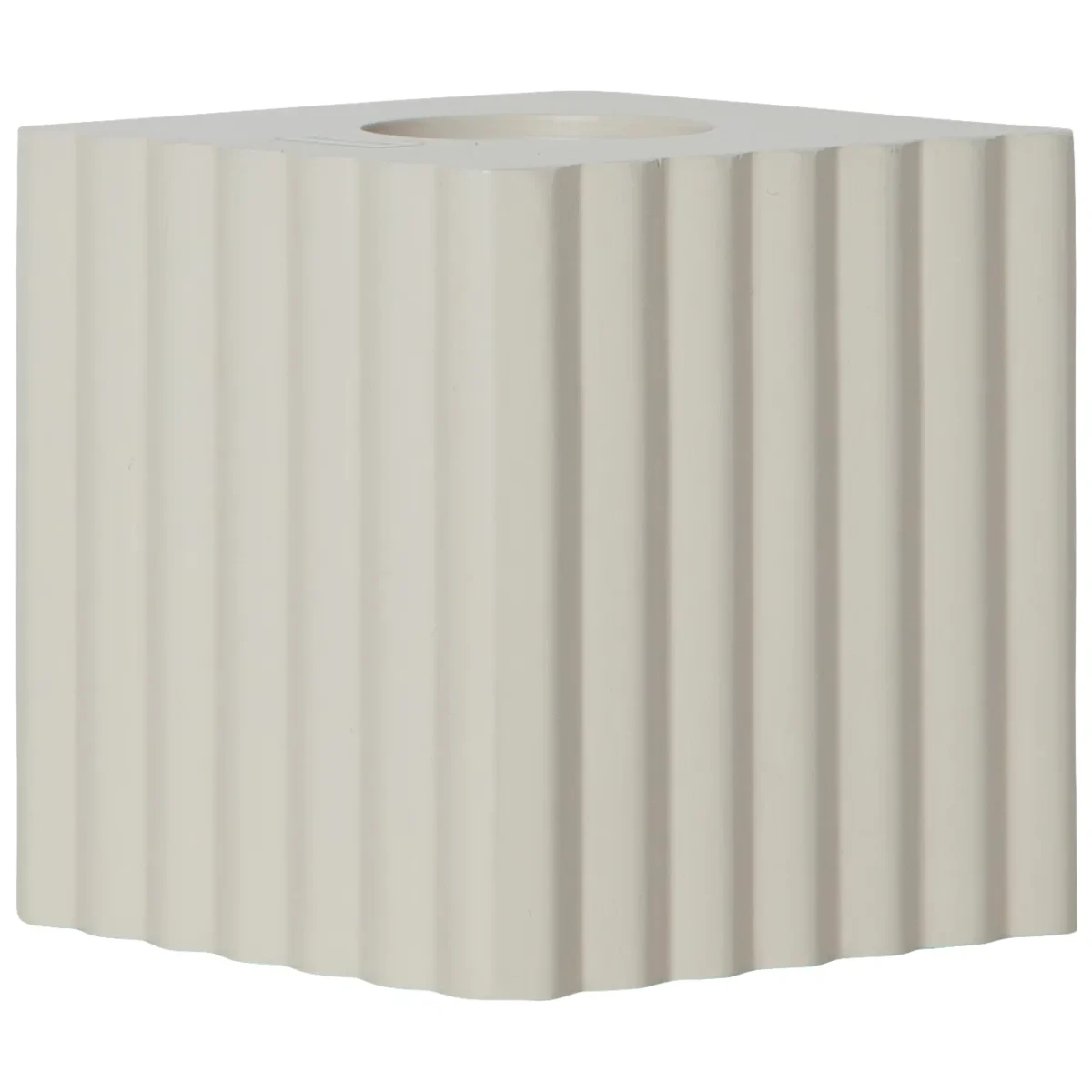 Tischleuchtenfassung "Box", E27-Fassung, geriffelt, beige, mit Schalter – Bild 1