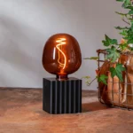 LED-Lampe "Cognac Apple", E27, 1800K, 1W, 80 Ra, 40lm, ca. 12,5x17cm – Bild 2