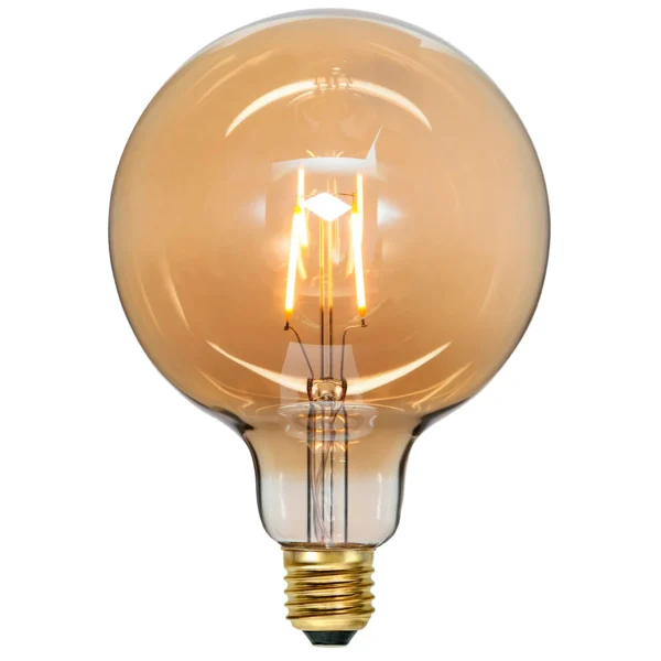 LED-Lampe "Vintage Gold", E27, 0,75W,  2000K, 80lm, 12x17,8cm, Amber