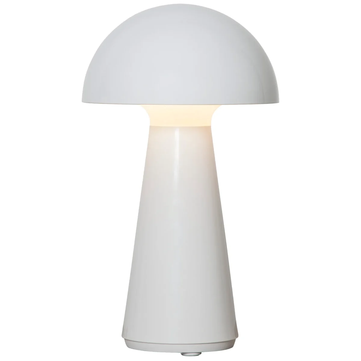 LED-Tischleuchte "Mushroom", 16x28cm, weiß, Akku, Ladekabel, outdoor – Bild 1