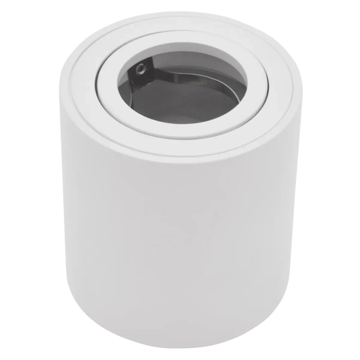 Aufbaurahmen McShine "KL-80" weiß, ØxH 80x84mm, schwenkbar, für z.B. GU10 – Bild 1