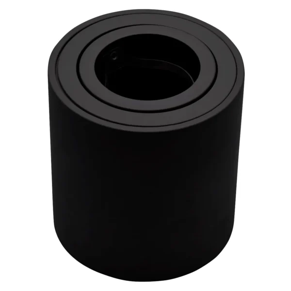 Aufbaurahmen McShine "KL-80" schwarz, ØxH 80x84mm, schwenkbar, für z.B. GU10