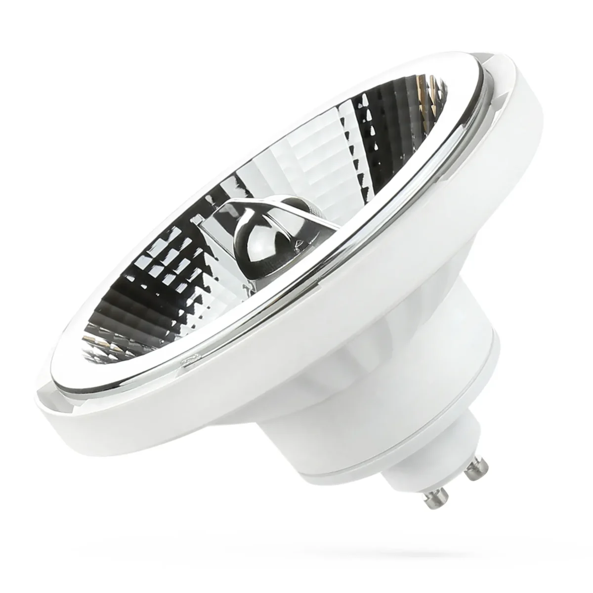 LED AR111 GU10 Strahler, 12W, 1200lm, 230V, 3000K, warmweiß, weiß – Bild 1