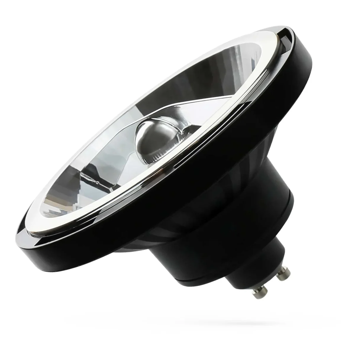 LED AR111 GU10 Strahler, 12W, 1050lm, 230V, 3000K, warmweiß, schwarz – Bild 1