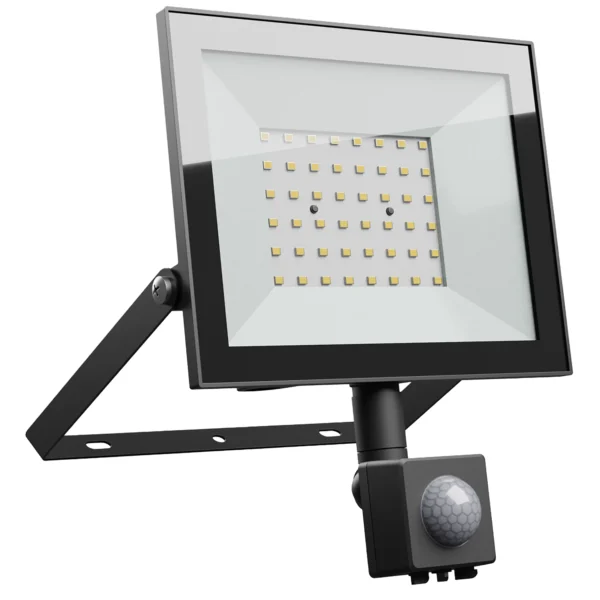 LED-Außenstrahler "Noctis Lux", 50W, 4000lm, 6000K, mit Bewegungsmelder
