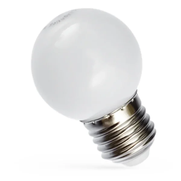 LED Tropfenlampe, E27, 6000K, 1W, 55lm, 230V, 270°, tageslichtweiß