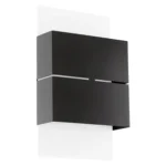 Wandleuchte EGLO "Kibea", LED,Stahl, weiß/anthrazit, 3000K, 2x2,5W, 26x15cm