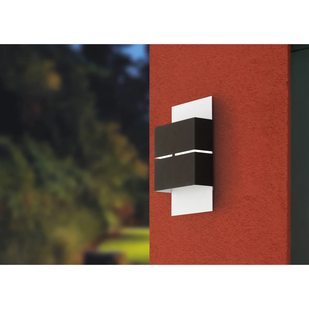 Wandleuchte EGLO "Kibea", LED,Stahl, weiß/anthrazit, 3000K, 2x2,5W, 26x15cm – Bild 3