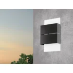 Wandleuchte EGLO "Kibea", LED,Stahl, weiß/anthrazit, 3000K, 2x2,5W, 26x15cm – Bild 4