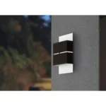 Wandleuchte EGLO "Kibea", LED,Stahl, weiß/anthrazit, 3000K, 2x2,5W, 26x15cm – Bild 5