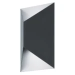 Wandleuchte EGLO "Predazzo", Stahl, weiß/anthrazit, 3000K, 2x2,5W, 21x14cm
