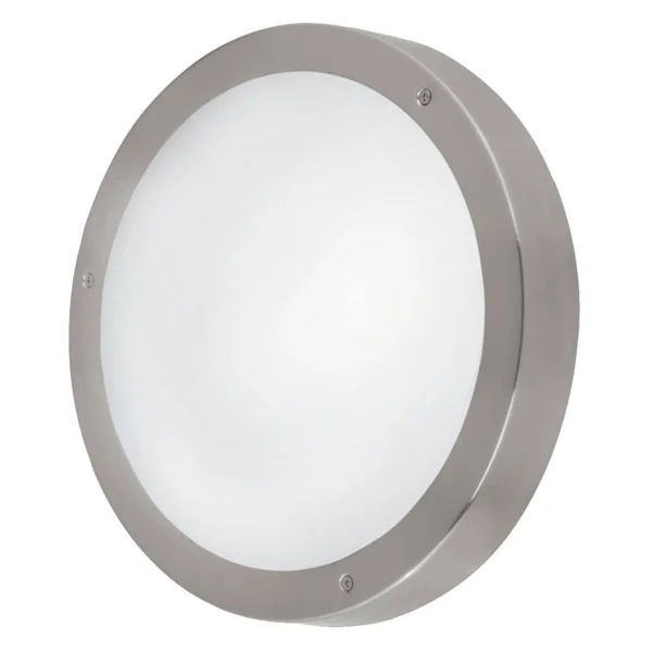 Wandleuchte EGLO "Vento 1", LED, 11W, Edelstahl/Glas, 3000K, 1300lm, ¿28,5cm