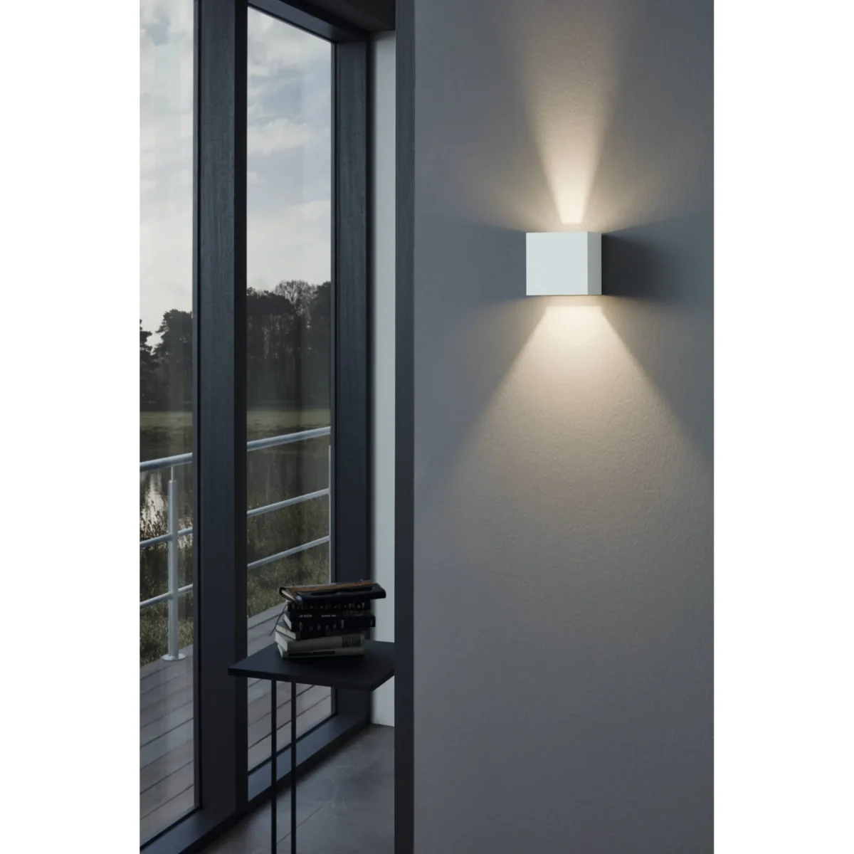 Wandleuchte EGLO "Calpino", LED, 2x3,3W, Aluguss,weiß, 3000K, 680lm, 10,5x10,5cm – Bild 3