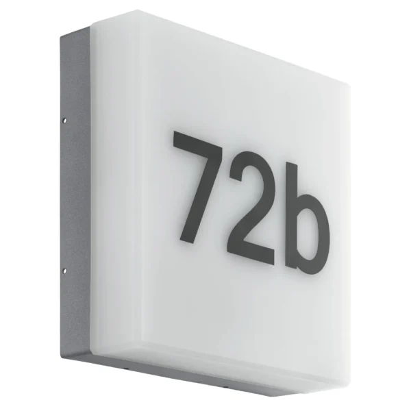 Wandleuchte EGLO "Cornale", LED, 8,3W, Kunststoff, anthrazit/weiß, mit Sensor