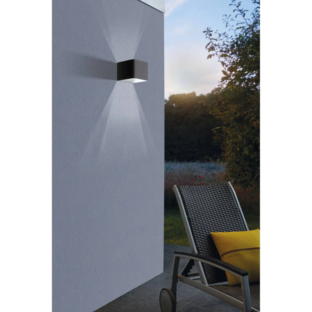 Wandleuchte EGLO "Doninni 1", LED, 6,2W, 550lm, 3000K, Alu, Kunststoff, anthrazit /weiß – Bild 2