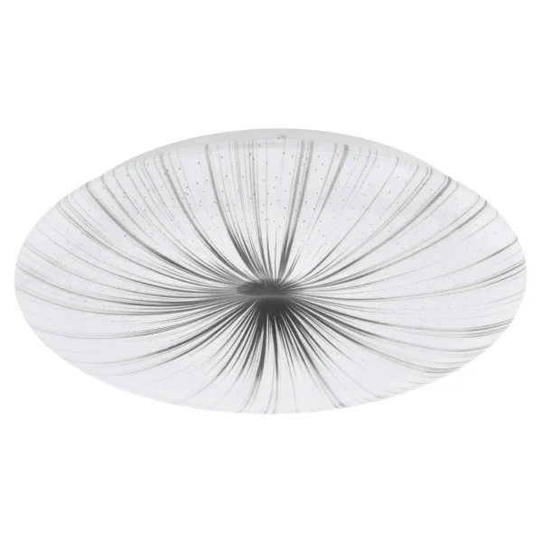 Wand-/Deckenleuchte EGLO "Nieves", LED, 2300lm, 3000K, 19,5W, weiß/silber