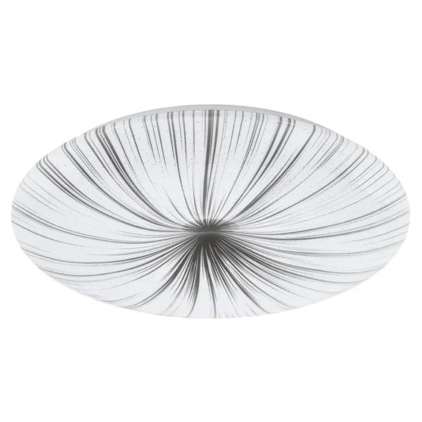 Wand-/Deckenleuchte EGLO "Nieves", 7-flammig, LED, 3710lm, 3000K, weiß/silber