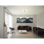 Wand-/Deckenleuchte EGLO "Nieves", 7-flammig, LED, 3710lm, 3000K, weiß/silber – Bild 2