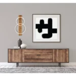 Deckenleuchte EGLO "Boyal", 2-flammig, 1700lm, 3000K, 12W, Stahl/Holz – Bild 2