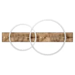 Deckenleuchte EGLO "Boyal", 2-flammig, 1700lm, 3000K, 12W, Stahl/Holz – Bild 6