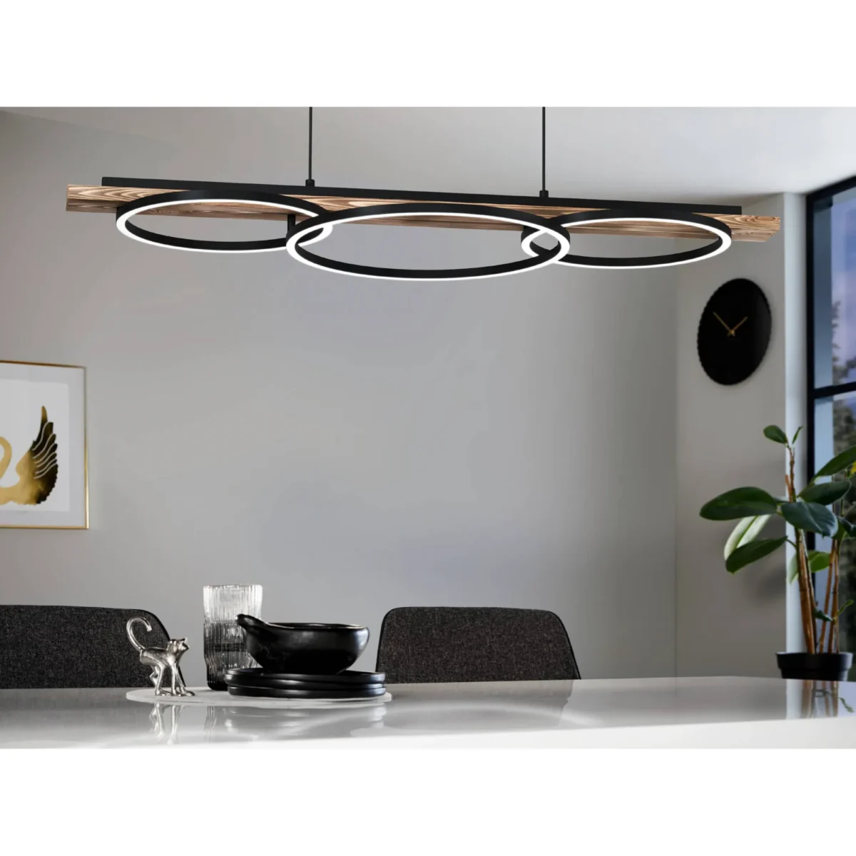 Hängeleuchte EGLO "Boyal", 3-flammig, LED, 3600lm/2250lm, 3000K, 12,5W/15,5W – Bild 2