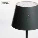 LED-Tischleuchte ROLF KERN „Club Mini“ 25cm, Basaltgrau, Akku, dimmbar – Bild 4
