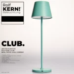 LED-Tischleuchte ROLF KERN „Club“ 38cm, Türkis, Akku, dimmbar – Bild 2