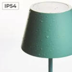 LED-Tischleuchte ROLF KERN „Club“ 38cm, Türkis, Akku, dimmbar – Bild 4