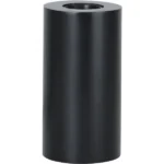 Tischleuchtenfassung "Tub", E27, schwarz, mit Schalter, 15x8cm