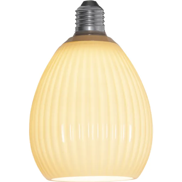 LED-Lampe "Dream", beige, step-dimmbar, E27, 3000K, 210lm, 3,5W