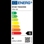 LED-Lampe "Dream", weiß, step-dimmbar, E27, 3000K, 210lm, 3,5W – Bild 3
